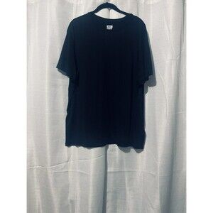 32 Cool Men’s L. Black Basic Short Sleeve Knit Pullover T-Shirt size XXL